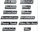 Magnetic Tool Box Labels, 12pcs Strong Magnet Toolbox Drawer Label for Toolboxes