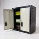 Homak 2-Door Wall Cabinet with 2 Shelves  Steel Garage Storage, Lockable