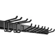 Garage Wall Mount Garden Tool Organizer 48 In. 440 Lbs. Heavy Duty Metal Hooks A