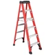 Louisville Fs1406hd 6 Ft Fiberglass Stepladder, 375 Lb Capacity