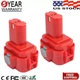 2-PACK 9.6Volt For Makita 4.8Ah Battery PA09 6222D 9100 9120 9122 9133 9134 9135