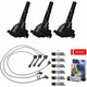 For 96-03 Toyota 4Runner Tacoma 3.4L Ignition Coils Wire Set + DENSO Spark plugs