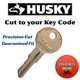 Husky Toolbox Keys cut to code for key codes RH01-RH50