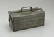TOYO Steel 2-stage tool box ST-350MG (Military Green)