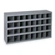 Durham Mfg 357-95 Pigeonhole Bin Unit, 33.75 In W X 12 In D X 19.25 In H, 32