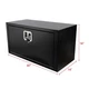 Black 30 In. X 14 In. X 16 In. Underbody Truck Trailer Storage Tool Box w/Lock