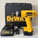 DeWalt Cordless Drill DW927 with Original Case Charger Works