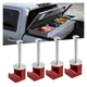 4PCS Truck Tool Box Mounting Kit, J Hook Truck Toolbox Clamps, No Drilling, P...