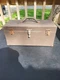 Vtg Kennedy Kits Toolbox CS-16 Brown Exterior & Green Tray   E