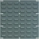 Akro-Mils 30618 Heavy Duty Wall Mount Garage Storage Steel Louvered Panel | Wa