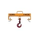 Caldwell 10S-2-20 Forklift Beam, Swivel Hook, Cap 4000 Lb.
