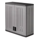 Suncast Platinum Resin Single Shelf Garage Storage Cabinet Durable Rustproof