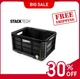 TOUGHBUILT STACKTECH Crate 21-in W x 11.4-in H x 16-in D Plastic/Metal Tool Box