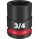 Milwaukee Tool 49-66-6206 3/4 In. Shockwave Impact Duty 1/2 In. Drive Standard