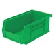 AKRO-MILS 30220GREEN Hang and Stack Bin,Green,Plastic,3 in PK 9