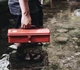 TOYO Steel Y-350R Mountain-shaped tool box Red Round handle